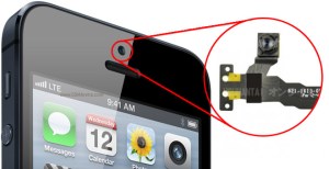 Image of the iPhone front facing camera
