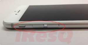 Image of iPhone volume controls