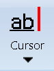 Screen shot of Cursor icon from MAGic
